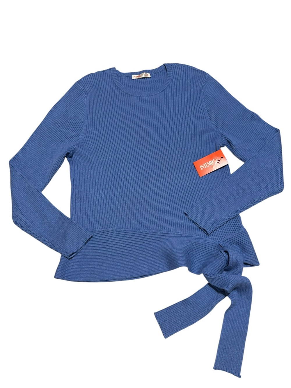Women's INTEMPO™ Tie Front Rib Sweater - Picture 5 of 9